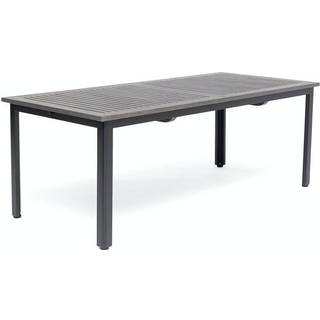 Nydala Havebord - 90x200/280 cm - Mørk Grå