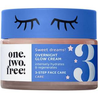 One.two.free! Hudpleje Ansigtspleje Overnight Glow Cream 50 ml (5.480,00 kr / 1 l) - 50 ml