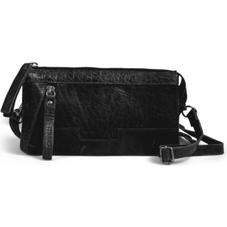 muud Riga clutch, læder, Sort