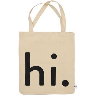 Design Letters - hi. Travel taske - Natural