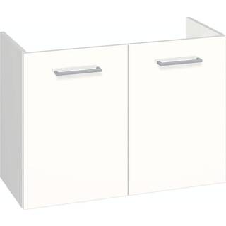 Dansani Mido 82 cm underskab med låger - Hvid blank / hvid højglans