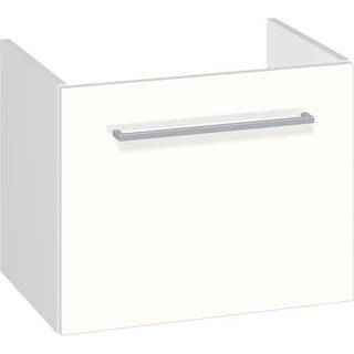 Dansani Mido underskab 52 cm med en skuffe - Hvid blank/hvid højglans