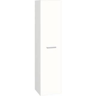 Dansani Mido højskab med en låge venstrehængslet i farven Blank hvid - 173x40 cm