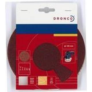Dronco Velcrorondel, 125 mm, 5-pak Sortiment