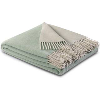 Luksus cashmere plaid fra BIEDERLACK - SALVIA/CREME