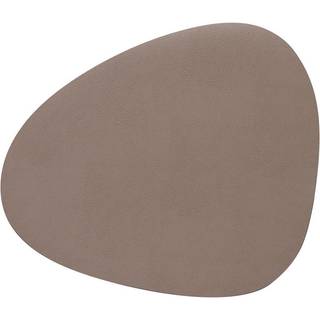 LIND DNA Serene dækkeserviet curve M Mole grey