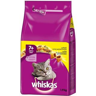 Whiskas 7+ tørfoder med kylling 35.76 DKK/1 kg