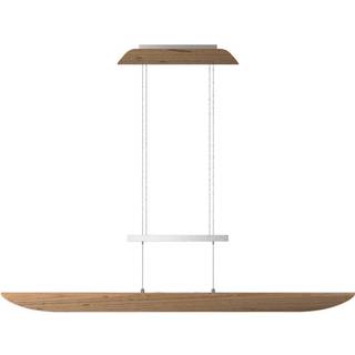 Colombia XL LED-pendellampe, knudret eg natur