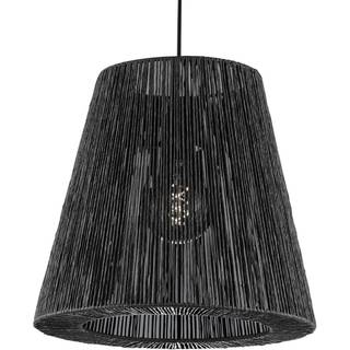 Rebpendel af papir, sort, Ø 38 cm