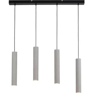Paul Neuhaus hængelampe Eton, 4.lyskilder, 100 cm, beton, G9