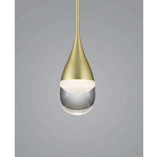 Helestra Deep LED-hængelampe, mat guld