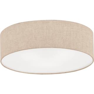 Thor loftslampe i tekstil, sand, Ø 60cm