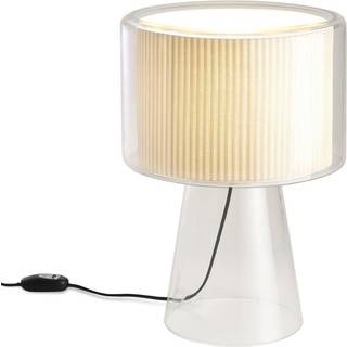 MARSET Mercer bordlampe, bomuld, Ø 29 cm