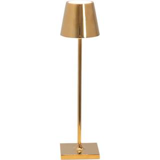 Zafferano Poldina micro batterilampe blank guld