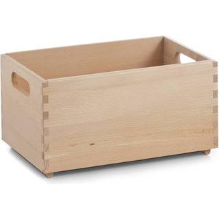Stabelbare kasser af bøg - Natur - 30cm x 20cm x 15cm - Carmen