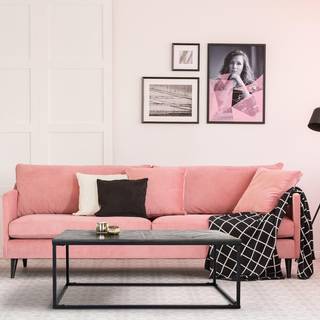 WOMO-DESIGN design sofabord 120 x 60 cm rektangulært gråt massivt træ mango