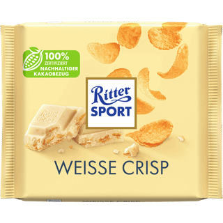 Ritter Sport Hvid+Crispy 100 g.