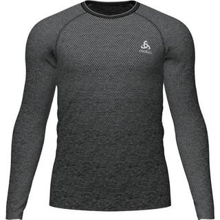 Odlo Crew Neck Essential Seamless Long Sleeve Men - Grey, Size L - grey