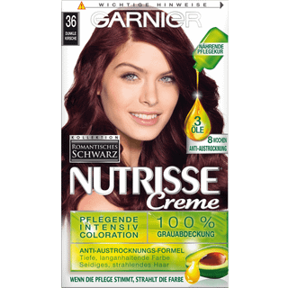 Garnier Nutrisse Ultra Crème permanent pleje-hårfarve 3.6 Mørk kirsebær