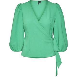 Pepper Aya Bluse - Bright Green - M - Vero Moda