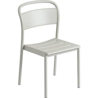Muuto Linear Stol Stål - Havestole Pulverlakeret Stål Grå - 30984