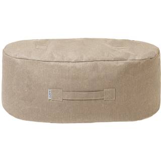 TRIMM Copenhagen Oblong Sunbrella Pouf Taupe