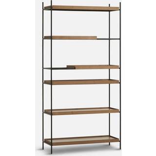 Woud Tray Shelf Reol High Short: 2 Walnut Wide: 4 Walnut