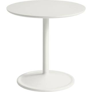 Muuto Soft Sidebord Off White Linoleum/Off White Ø48h: 48 cm