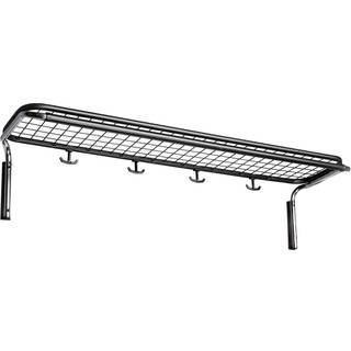 Essem Design Classic 651 Hattehylde Enkel / Krom 50 Cm - Hattehylder Stål Sort - 651-50 ST/K
