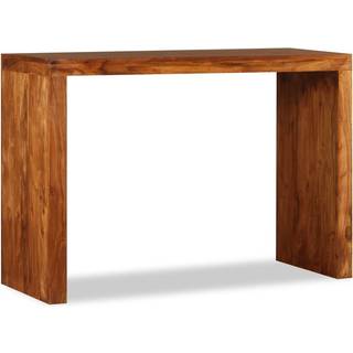konsolbord 110x40x76 cm massivt træ honningfarvet finish