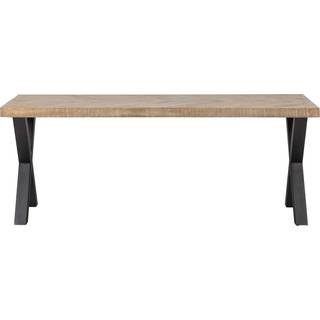 Woood Matbord X-Ben Tablo Naturlig, Svart 200x90 cm