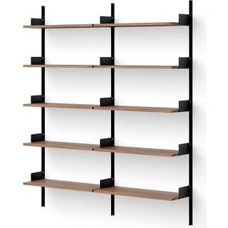 New Works Library Reol 1900 Valnød/Sort