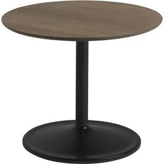 Muuto Soft Sidebord Solid Smoked Oak/Black Ø48h: 40 cm