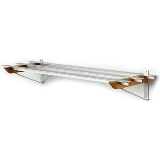 Hoigaard SR-3 skohylde, L98 cm, oliebehandlet egetræ og alu
