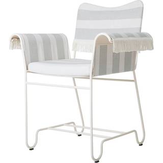 Gubi Tropique Spisebordsstol Med Frynser Hvid/Leslie Stripe 20