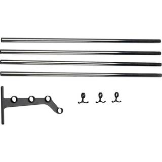 Essem Design Nostalgi 291 Tilbygningsdel Til Hattehylde Sort / - Hattehylder Genanvendt Aluminum Krom - 024291