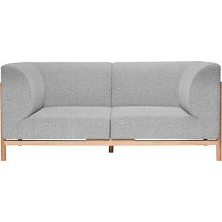 Hübsch Moment Sofa 2 Seater Lille Grå/Natur