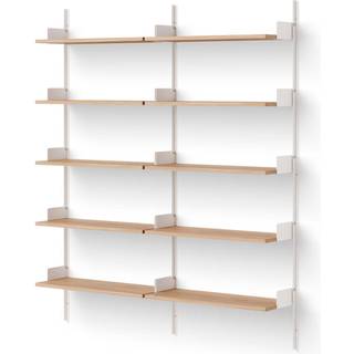 New Works Library Reol 1900 Egetræ/Hvid