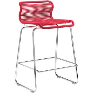 Montana Panton One kitchen barstol scarlett, rustfrit stål