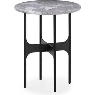 Wendelbo Floema Rundt Sofabord Emperador Grey Marble Small: Ø40 cm