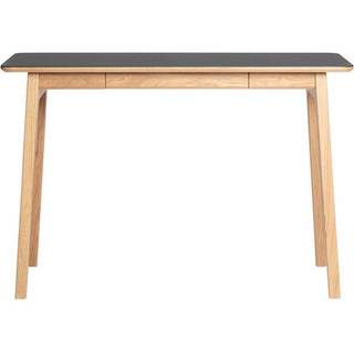 Magnus Olesen Tables And Consoles - 'Freya Desk', black in Black Oak / Linoleum