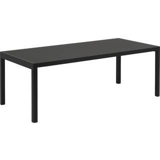 Muuto Workshop Bord 92x200 Cm Linoleum - Spisebord & Barbord Eg Sort - 70318