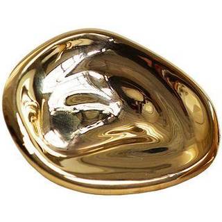 Hein Studio Ripple Knob Vægkrog 8 Cm - Kroge & Bøjler Messing Guld - 1346