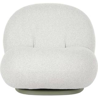 Gubi Pacha Outdoor Loungestol Dedar Libera 003 Moss Green Fod - Loungestole Tekstil Hvid - 10106326
