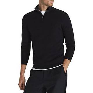 Reiss Blackhall Merino Wool Half-Zip Funnel Neck JumperXXL