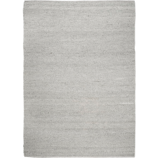 Classic Collection Merino Tæppe 80x150 Cm - Ensfarvede tæpper Uld Fra New Zeeland Concrete - MR150CO