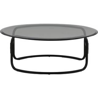Venture Design Lomma kaffebord Sort/glas 110 cm