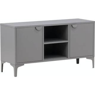 Piring Tv møbel 2 låger 1 hylde lysegrå.