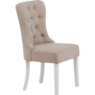 Venture Design Vista stol Beige linned/hvid