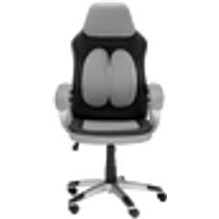 GamerChair i PU Sort Grå